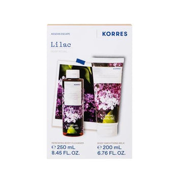 KORRES Lilac Gift Set - Αφροντούς & Γαλάκτωμα Σώματος 250ml + 200ml